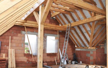 Cucumber Corner attic trusses