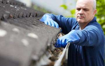 cleaning and inspecting Cucumber Corner roofs